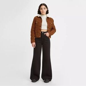 Levi’s High Loose Flare Jeans | Color: Black / “Trainwreck”